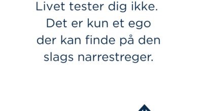 Livet tester dig ikke